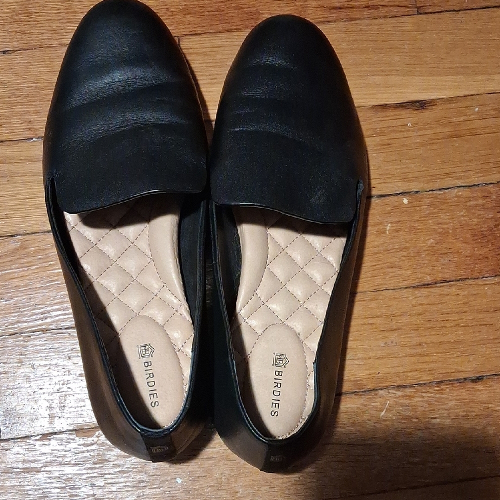 Birdies elegant minimalistic Black Leather Loafers comfortable every day wear 8
